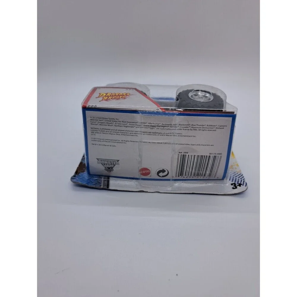Dragon's Breath Monster Jam Truck (Hot Wheels)(Crushable Car)(2013)
